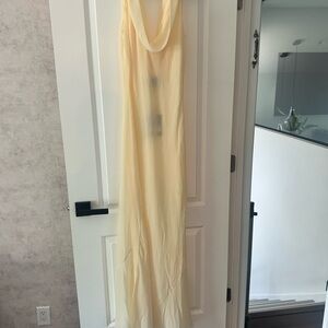 Reformation Cream/Butter Cavallo Dress